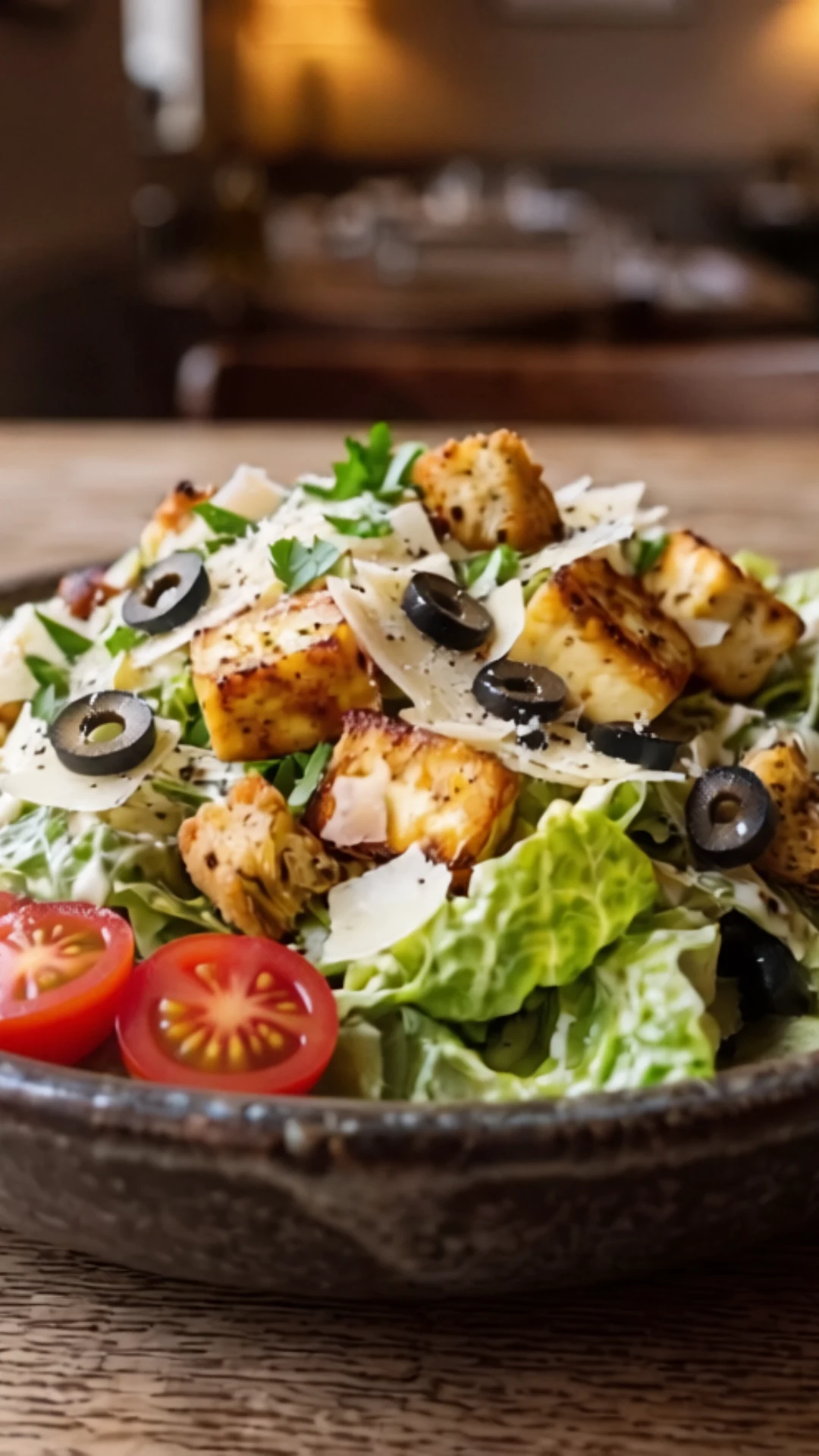 Veg Caesar Salad at Fresh and Fusion