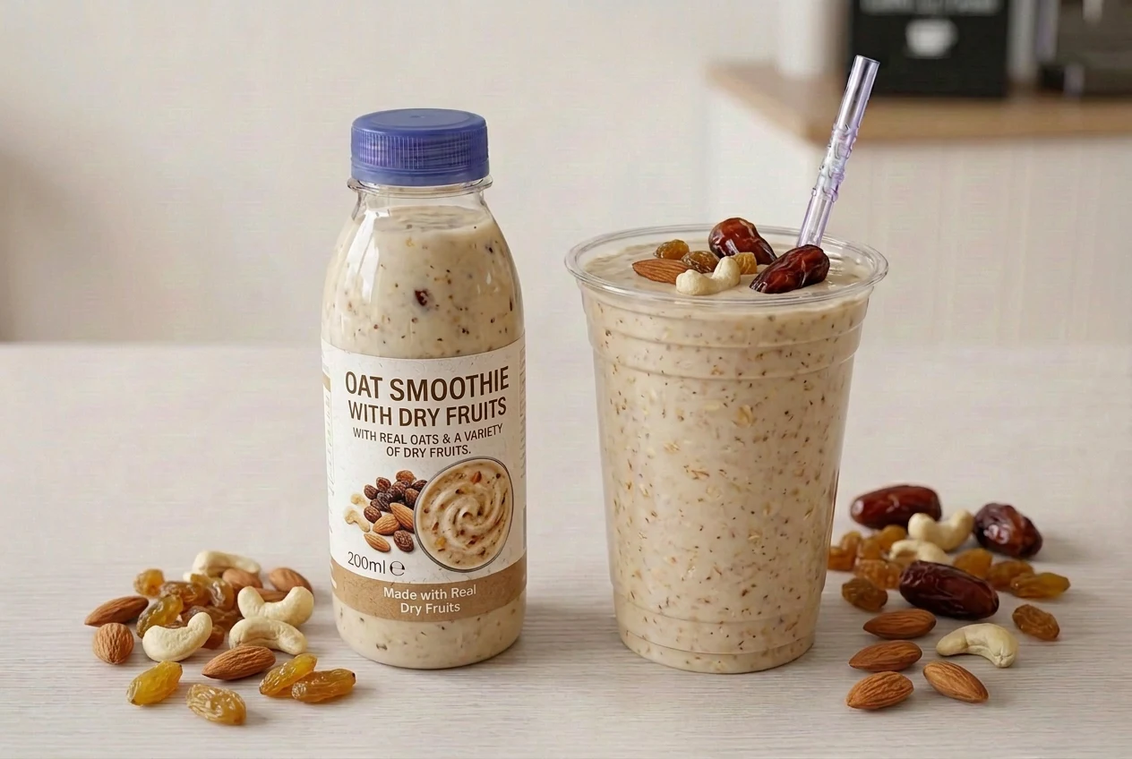 Oat Smoothie With Dry Fruits at Fresh and Fusion