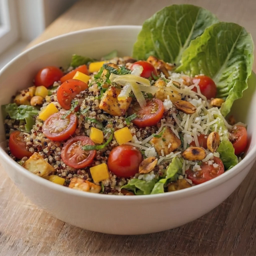 Quinoa Paneer Salad at Fresh and Fusion