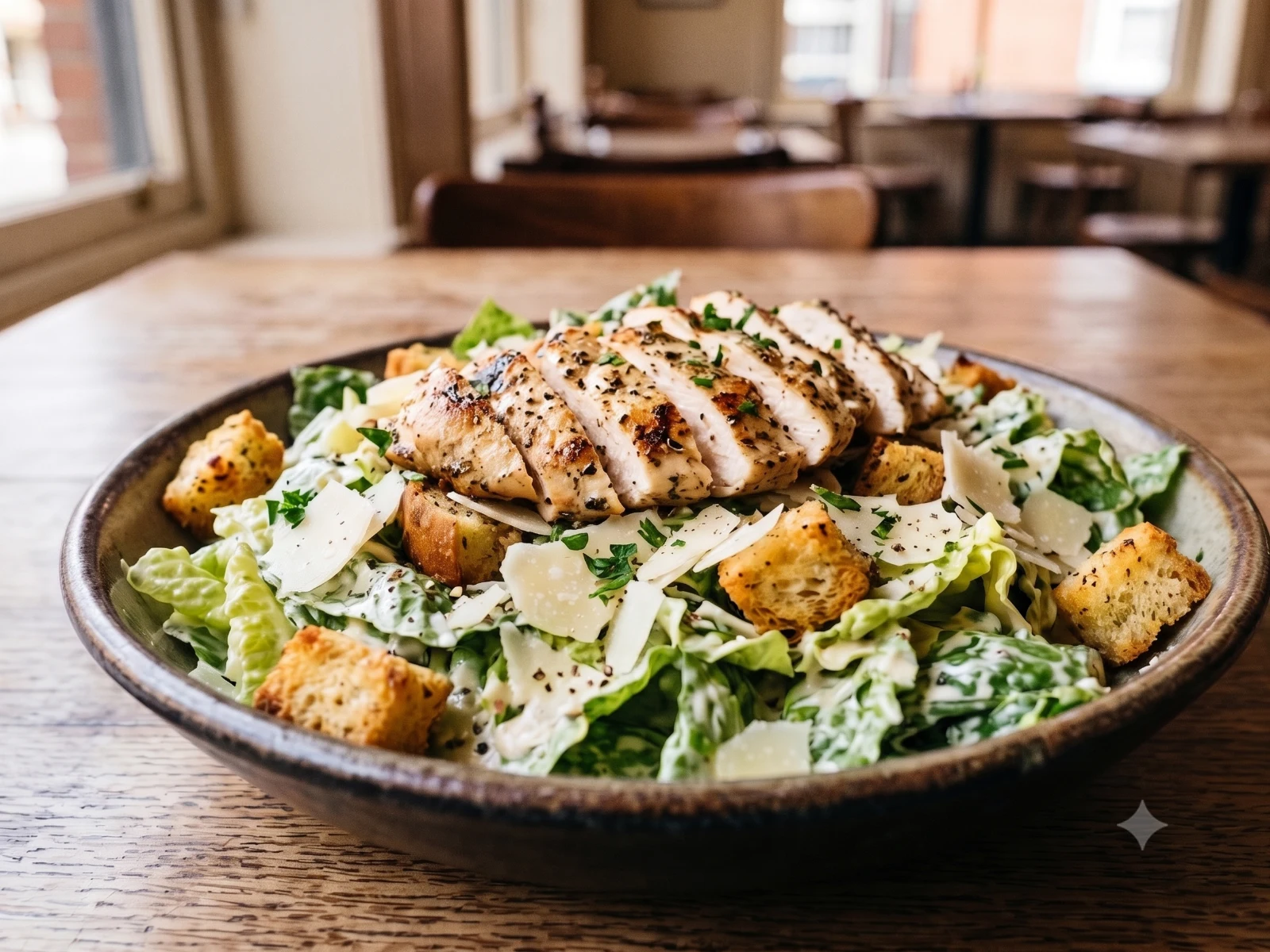 Chicken Caesar Salad at Fresh and Fusion