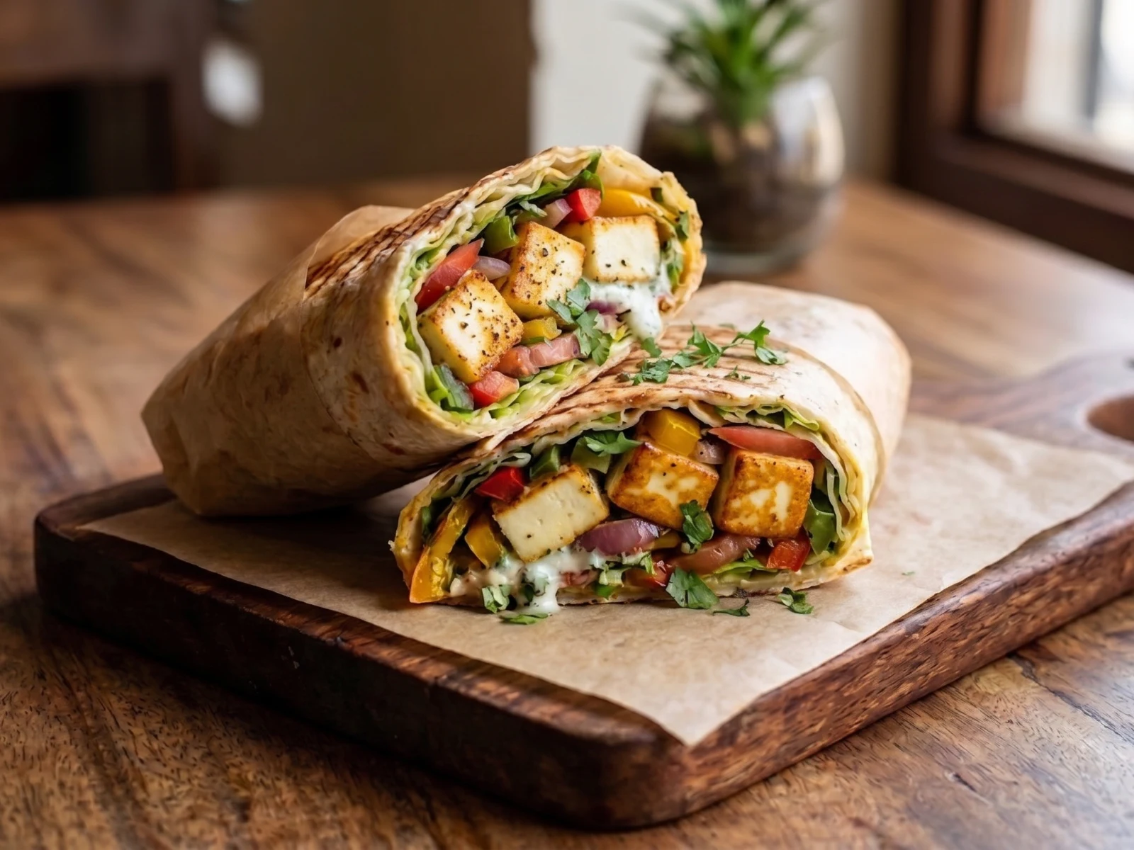 Paneer Tortilla Wrap at Fresh and Fusion